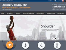 Tablet Screenshot of jasonpyoungmd.com